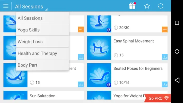 Daily Yoga android App screenshot 1